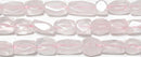 ローズクォーツRh.F.Rect6.5*9mm （天然石ビーズ）