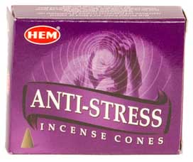 Anti-Stress/アンチ・ストレスコーンインセンス（HEM）10個入り
