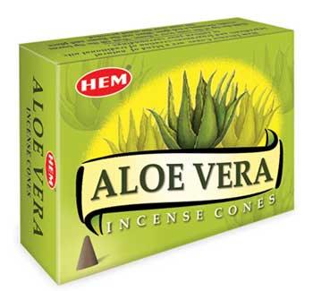Aloe Vera/アロエ・ベラコーンインセンス（HEM）10個入り