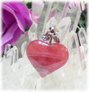 SVペンダントトップ インカローズ・ハート型（8）