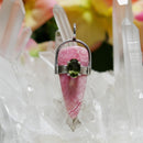 ペンダントトップ インカローズ＆モルダヴァイト（4）