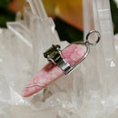 ペンダントトップ インカローズ＆モルダヴァイト（4）