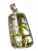 SVペンダントトップ エピドート入り水晶（2）