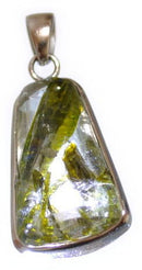 SVペンダントトップ エピドート入り水晶（3）