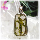 SVペンダントトップ エピドート入り水晶（5）