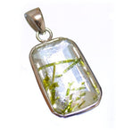 SVペンダントトップ エピドート入り水晶（6）