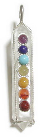 チャクラ・ペンダントトップ 水晶