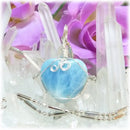 SVペンダントトップ ラリマーハート型（8）