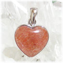 SVペンダントトップ マイカサンストーン・ハート型（3）