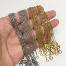 メッキチェーン・ゴールド 2mm 50cm 1本