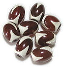 天珠（単虎牙天珠）15*12mm （天然石ビーズ）