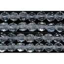 ホワイトトパーズスターカット6mmA （天然石ビーズ）