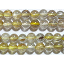 水晶丸玉7mm（山梨県産）A （天然石ビーズ）