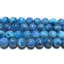 ナミビアブルーオパール丸玉8.5mmA- （天然石ビーズ）