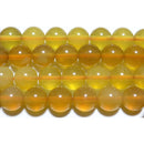 イエローオパール丸玉8mmA （天然石ビーズ）