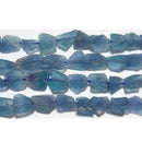 ブルーフローライトラフロック （天然石ビーズ）