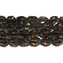 スモーキークォーツタンブルカット10*7mmA （天然石ビーズ）